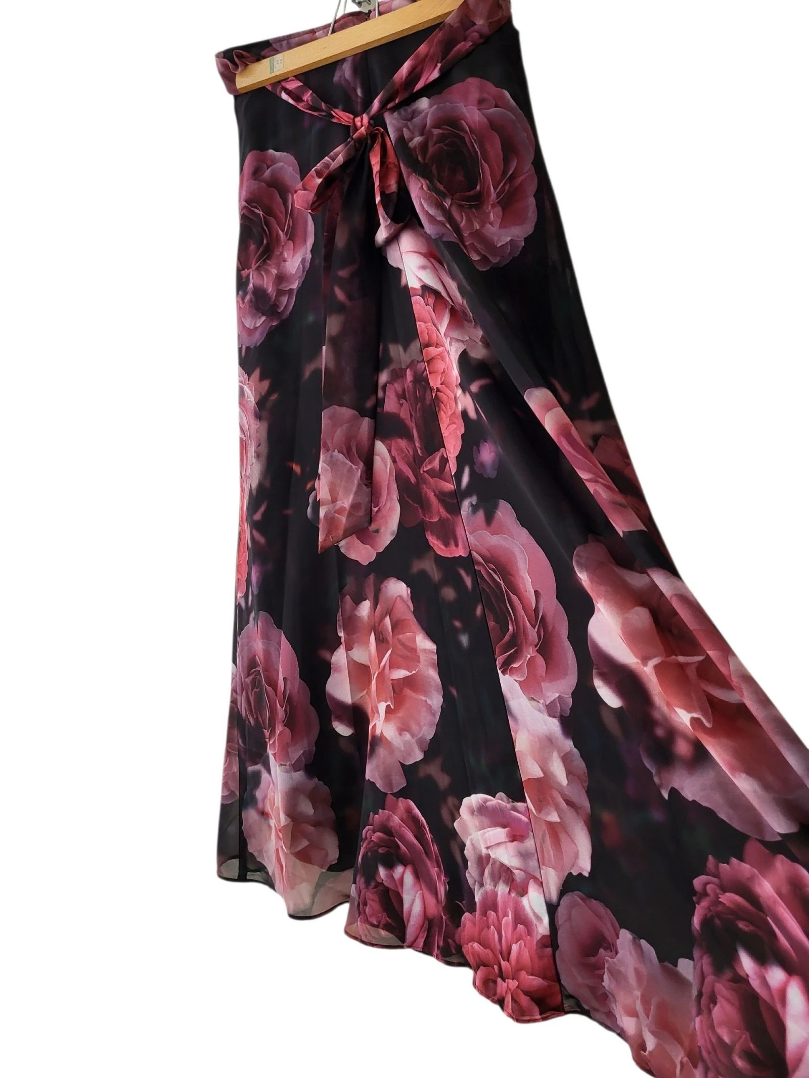 Falda floral larga fiesta